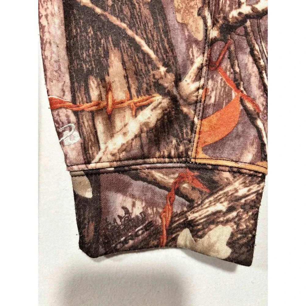 Badger Sport Shedheads Camo Hoodie Mens Large Leave No Tine Behind Hunting Brown
